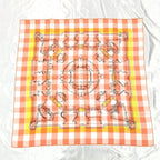 Hermes Carre 90 100% Silk Nors Et Courmettes