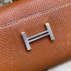 Hermes Key Case 5 Keys Brown Hook Bearn Key Holder — view 8