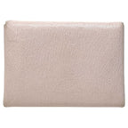 Hermes Calvi Duo Mauve Pere Chevre Coin Case Card Business Holder