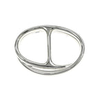 Hermes Chaine Dancre Punk Double Ring Size 53 AG 925 Silver