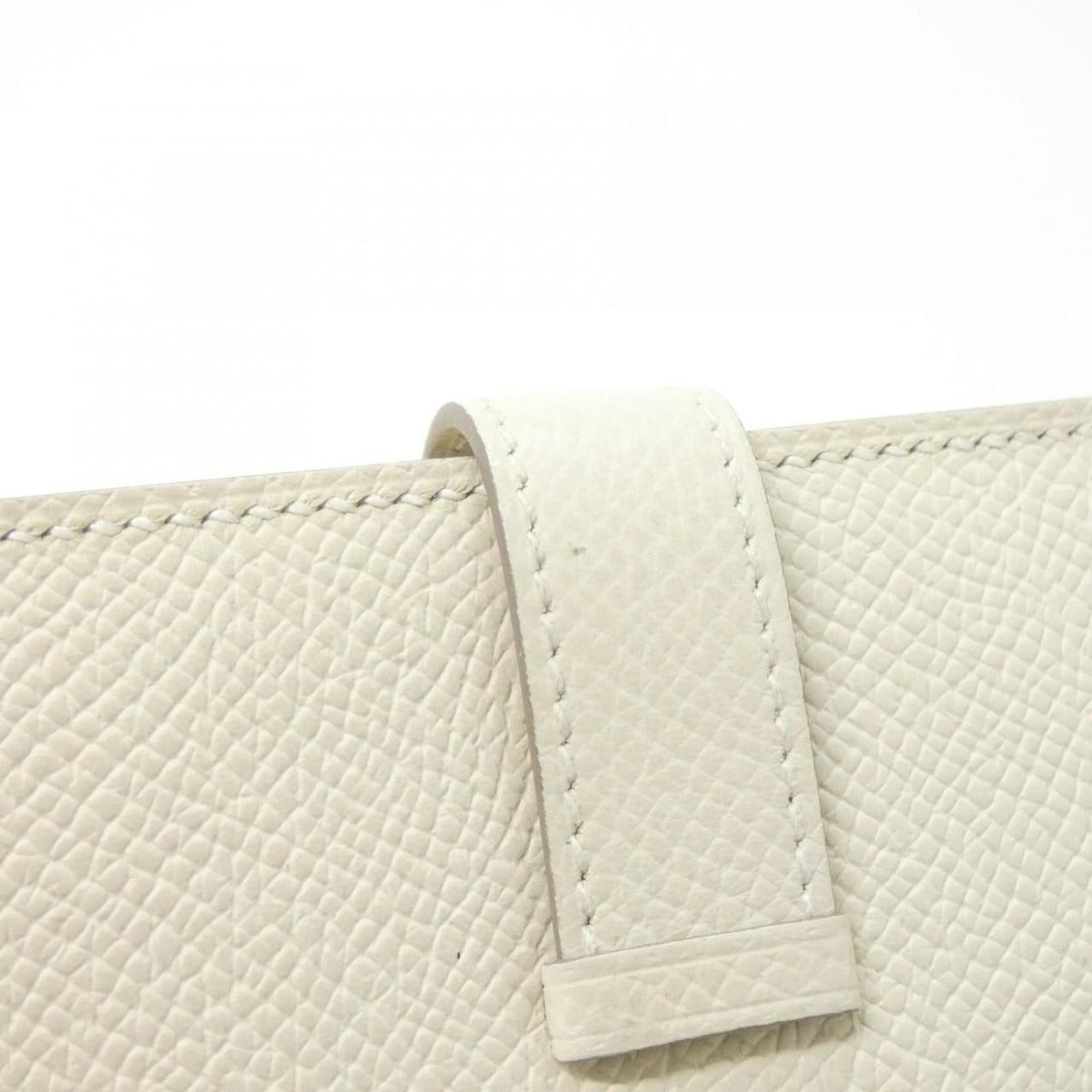 Hermes Bearn Souffle Wallet Craie — view 4