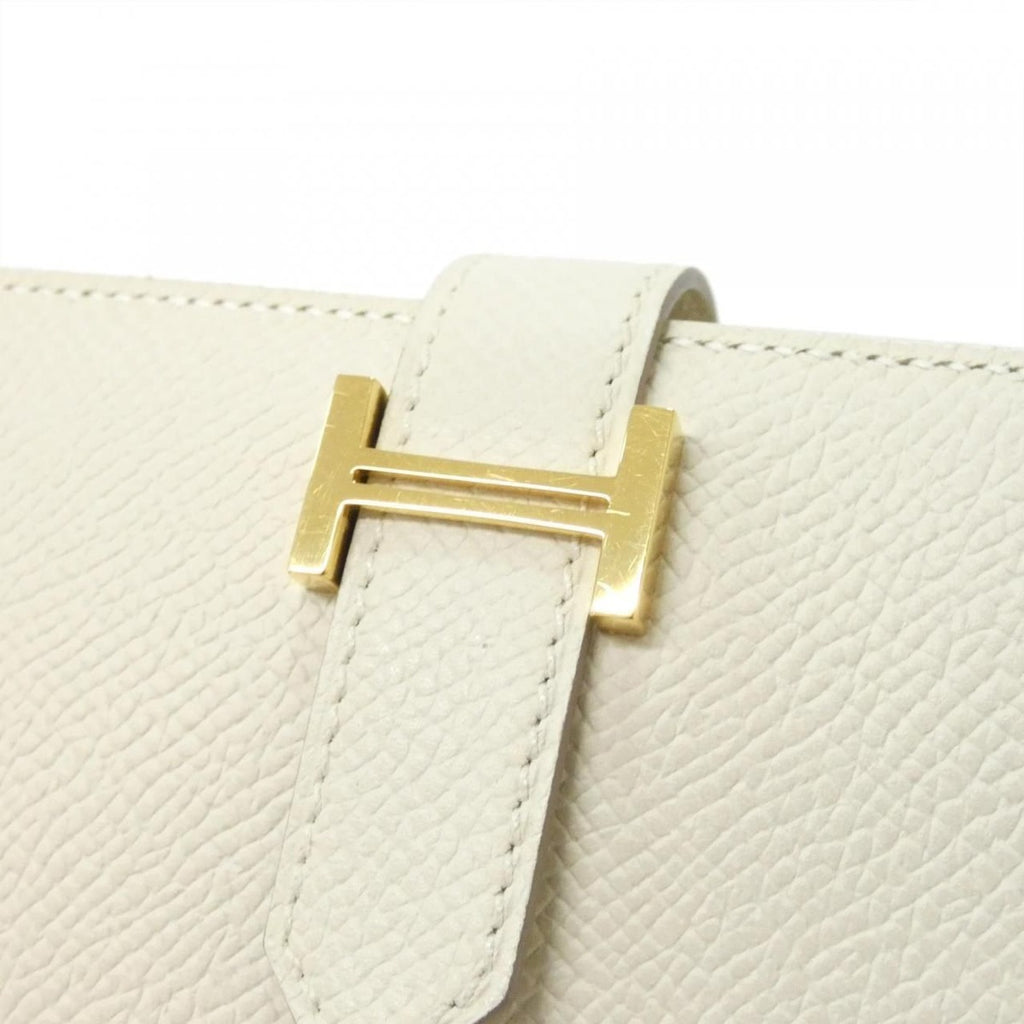 Hermes Bearn Souffle Wallet Craie — view 5
