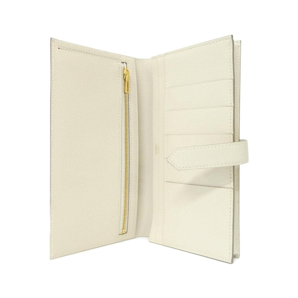 Hermes Bearn Souffle Wallet Craie — view 6