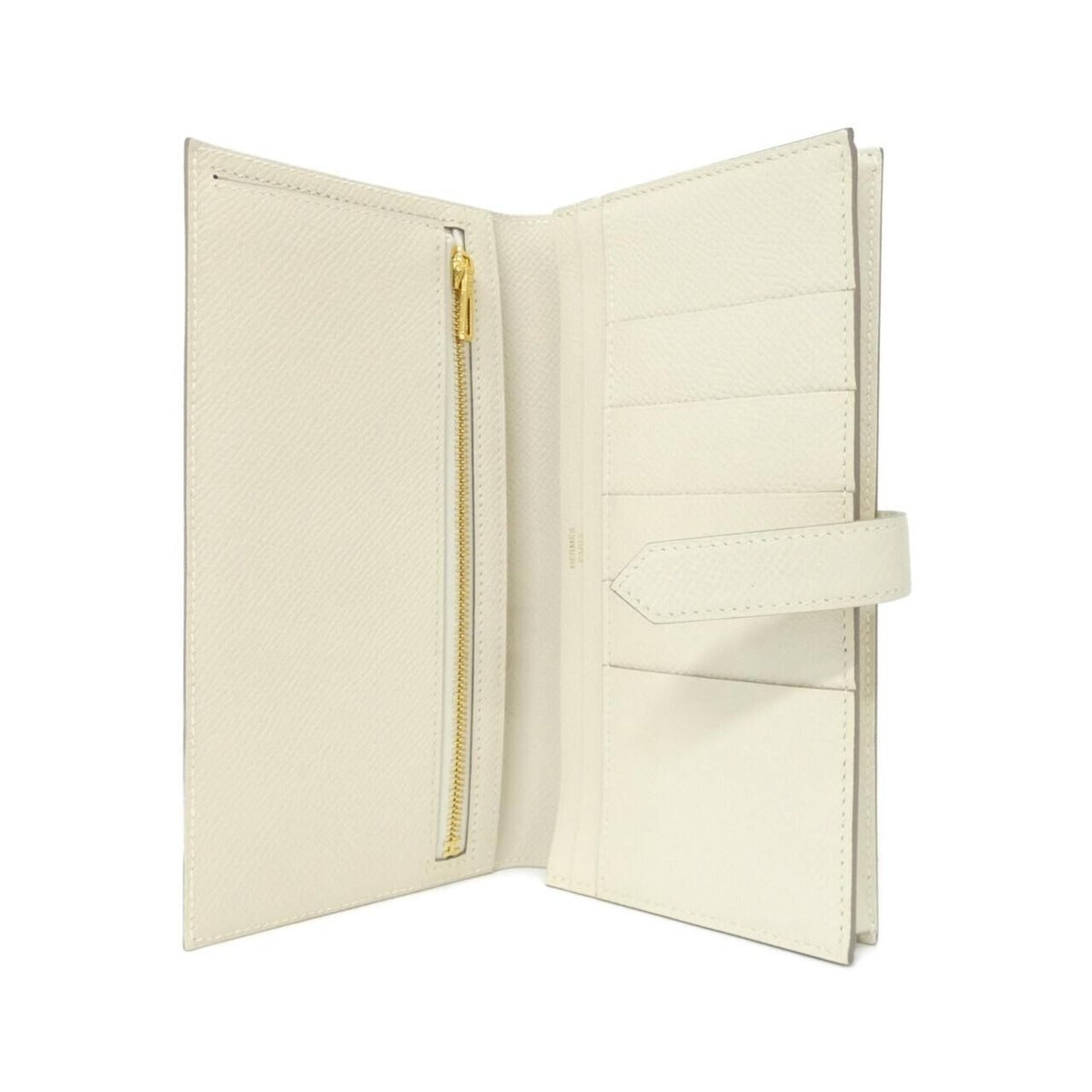 Hermes Bearn Souffle Wallet Craie — view 6