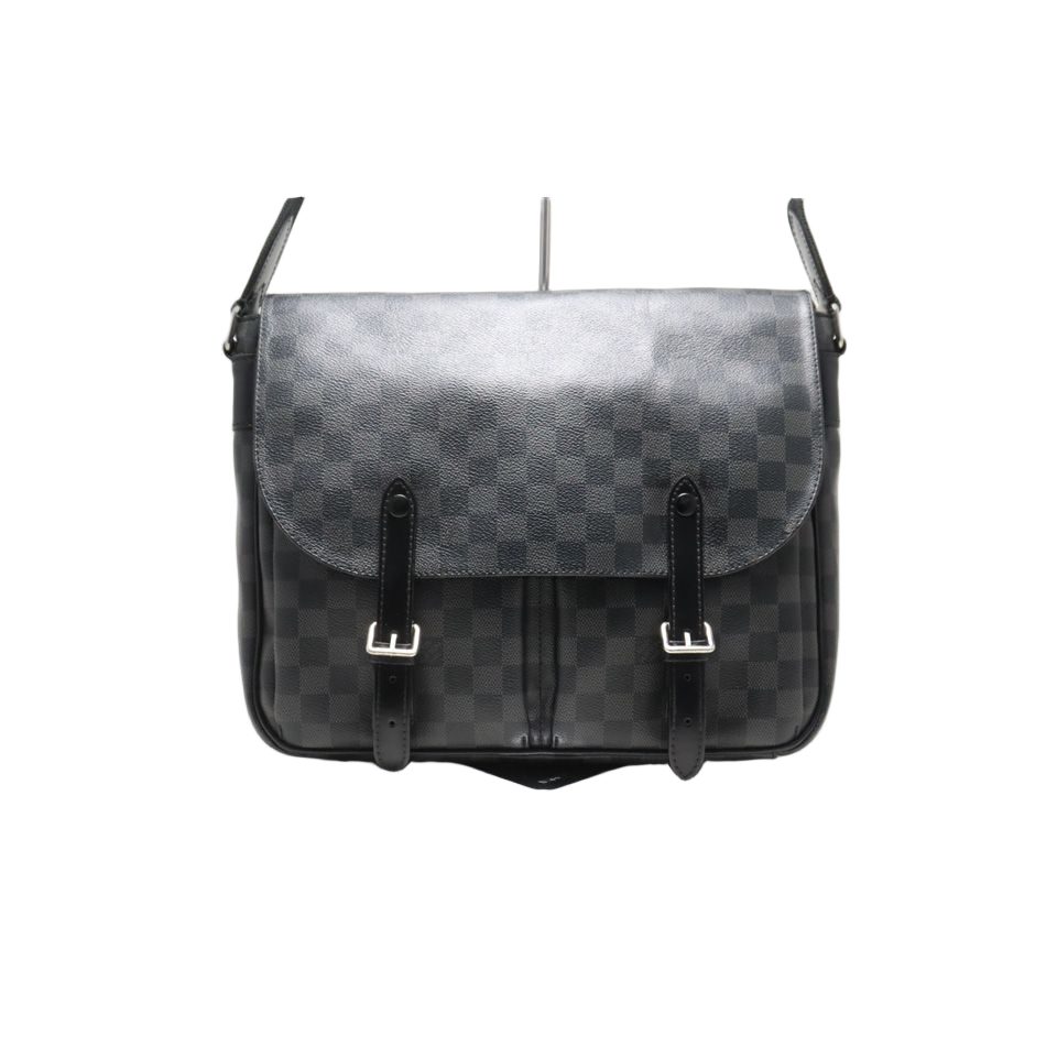 Louis Vuitton Damier Graphite Christopher Messenger Leather Shoulder