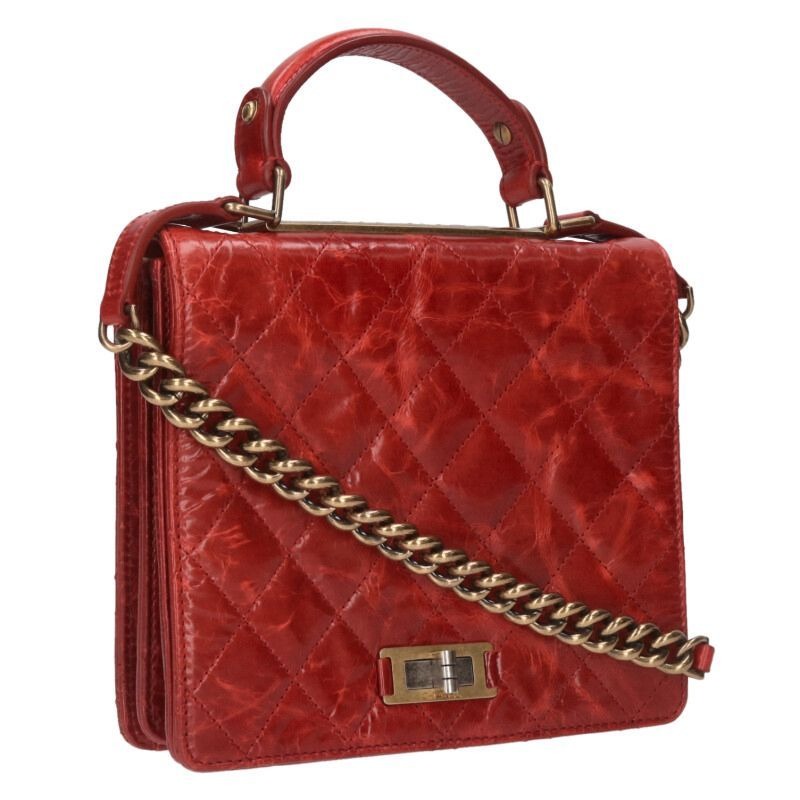 Chanel 2.55 Aged Calfskin Shoulder Bag