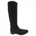 Hermes Long Boots Black 36