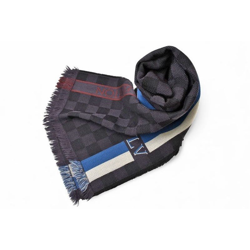 Louis Vuitton Scarf Winter 100% Wool Echarpe Messager