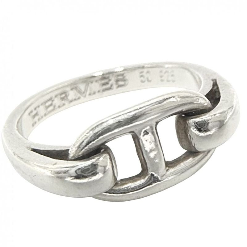 Hermes Rings Chaine Dancre Ring Accessory Jewelry Small Size 50