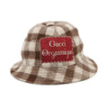 Gucci Bucket Hat Check Fedora Wool