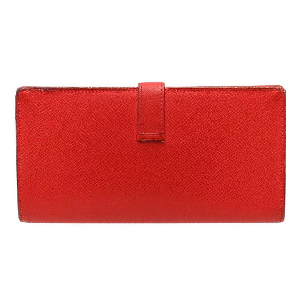 Hermes Leather Bearn Souffle Bifold Wallet — view 2