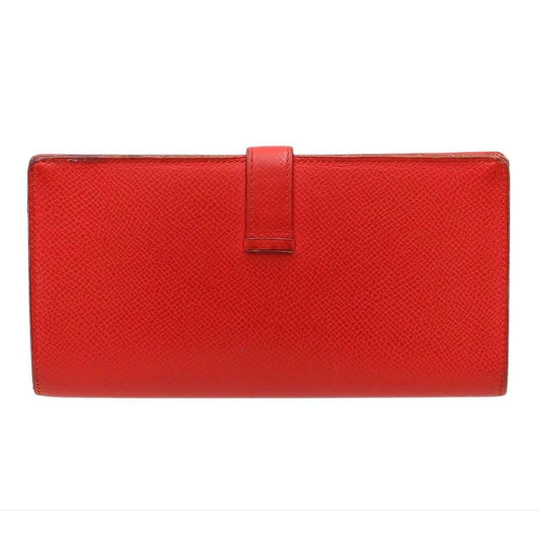 Hermes Leather Bearn Souffle Bifold Wallet — view 2