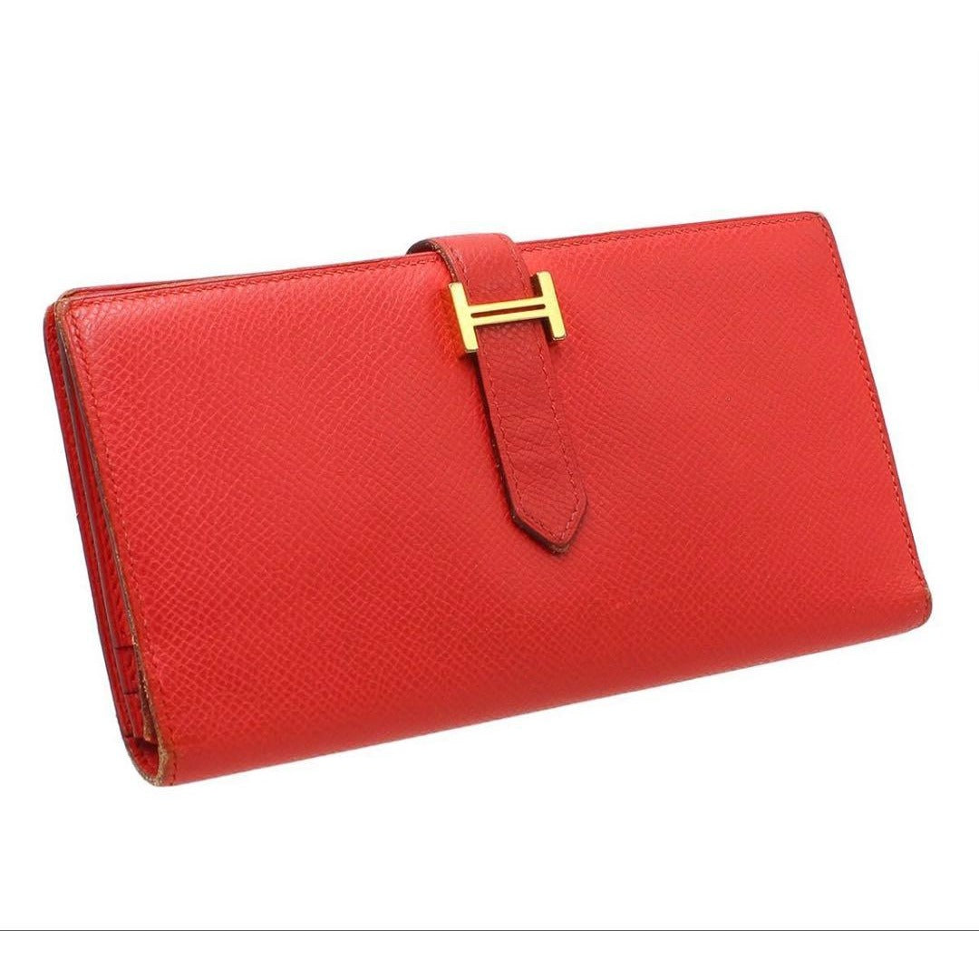 Hermes Leather Bearn Souffle Bifold Wallet — view 3