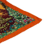 Hermes Scarf Pleats Silk Dip Dye Jungle Love Orange — view 4
