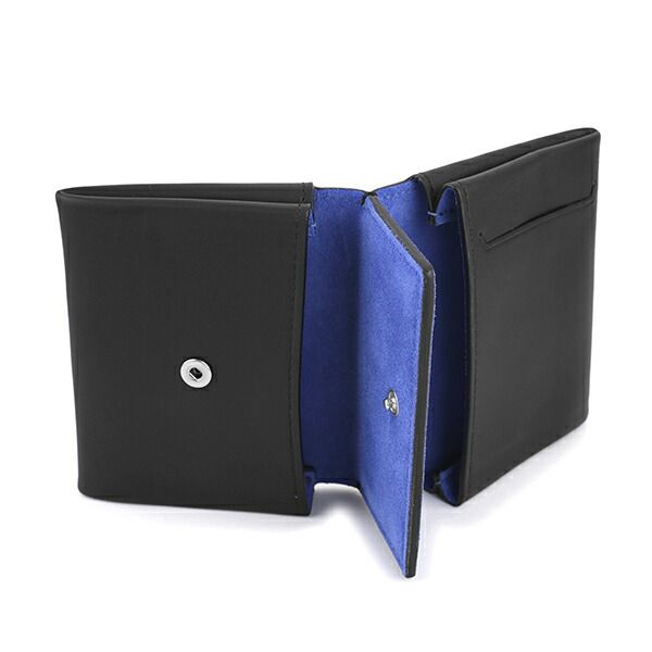 Bottega Veneta Card Case Nero Primary Blue — view 5
