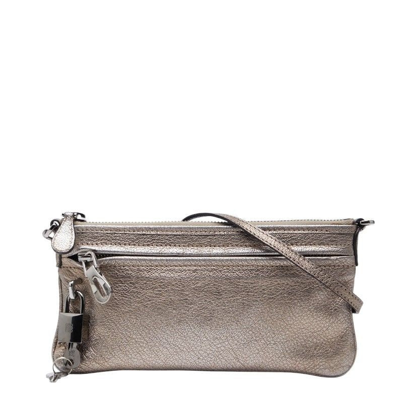 Loewe Gold Leather Padlock — view 2