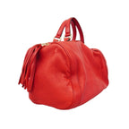 Gucci Handbag Soho Leather Red Champagne Gold — view 2