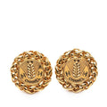 Chanel Mugi Inaho CC Logo Earrings Gold Plated