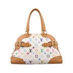 Louis Vuitton Claudia Blanc Monogram Multicolor Handbag
