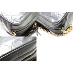 Chanel Quilted Fringe Leather Chain Shoulder Bag — view 9