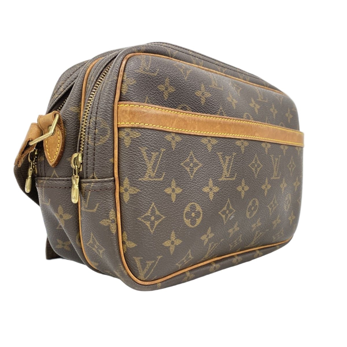 Louis Vuitton Shoulder Bag Monogram Reporter PM Brown — view 2
