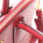 Prada Handbag Saffiano Cuir Red Leather 2-Way — view 5