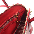 Prada Handbag Saffiano Cuir Red Leather 2-Way — view 8