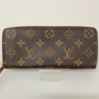 Louis Vuitton Long Wallet Monogram Portefeuille Clemence Fuchsia — view 2
