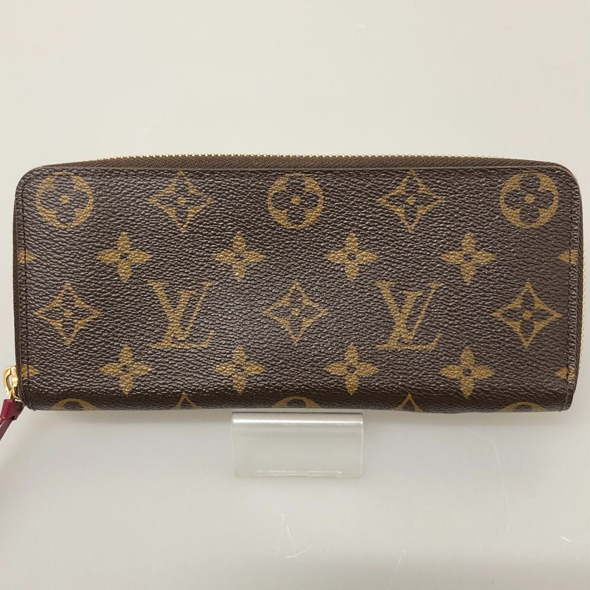Louis Vuitton Long Wallet Monogram Portefeuille Clemence Fuchsia — view 2