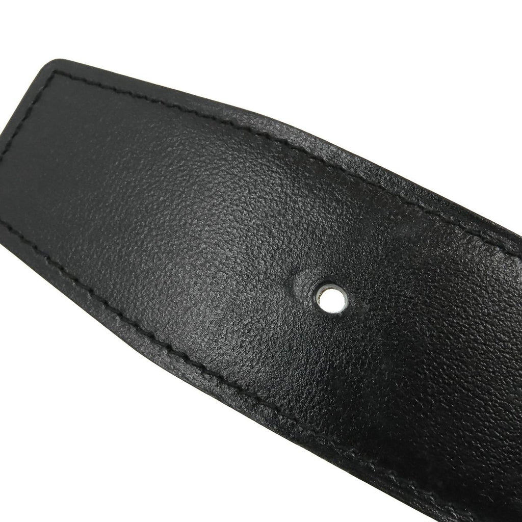 Hermes H D'ancre Black Gold Silver Box Calf Togo Reversible 80 Belt — view 6