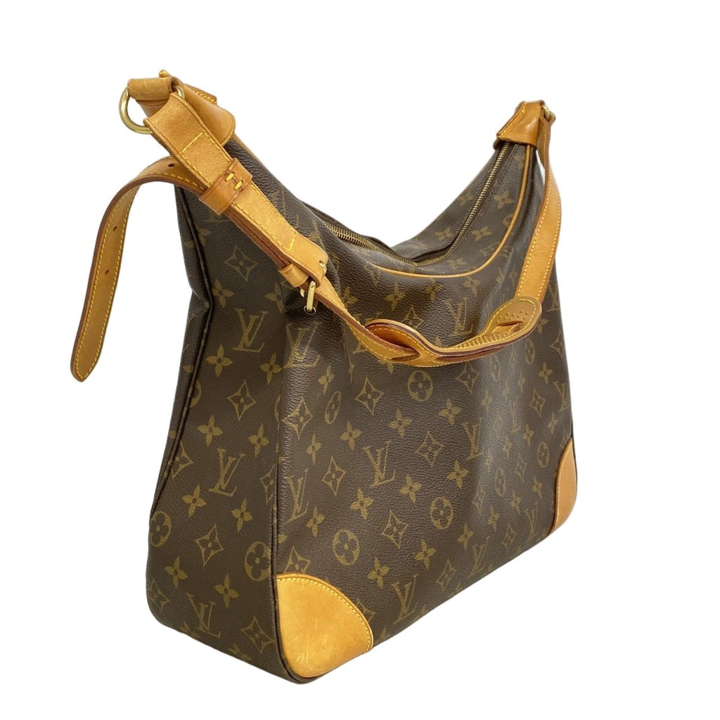 Louis Vuitton Shoulder Bag Monogram Boulogne 35 Brown — view 2