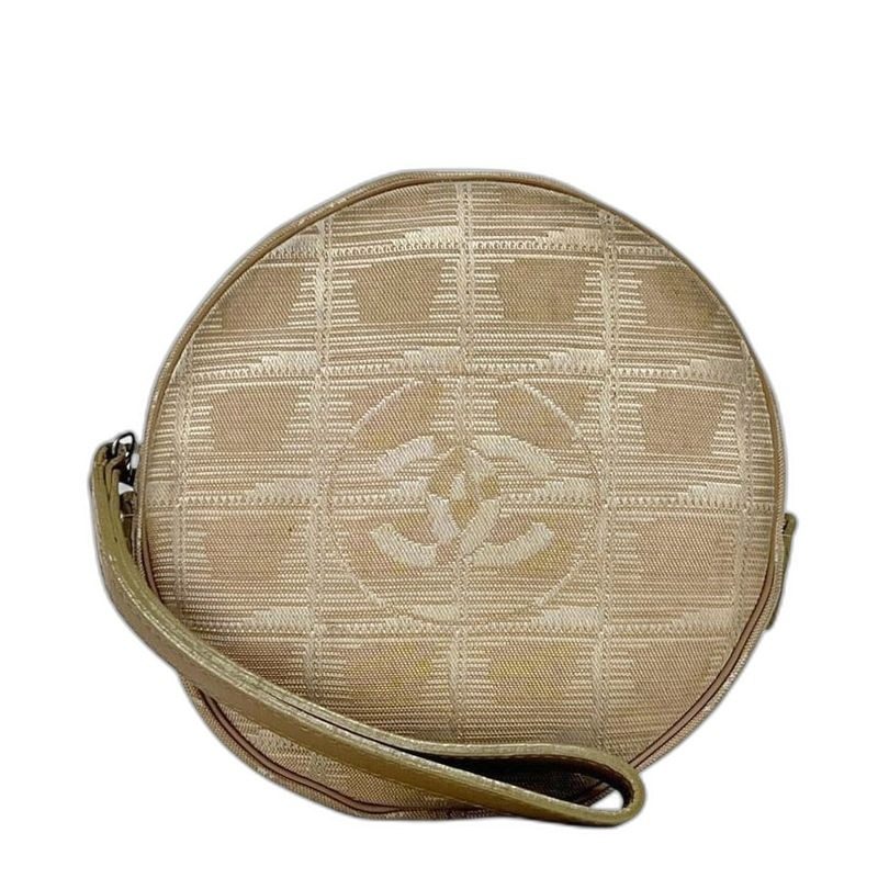 Chanel Neutral Pouch Beige New Travel