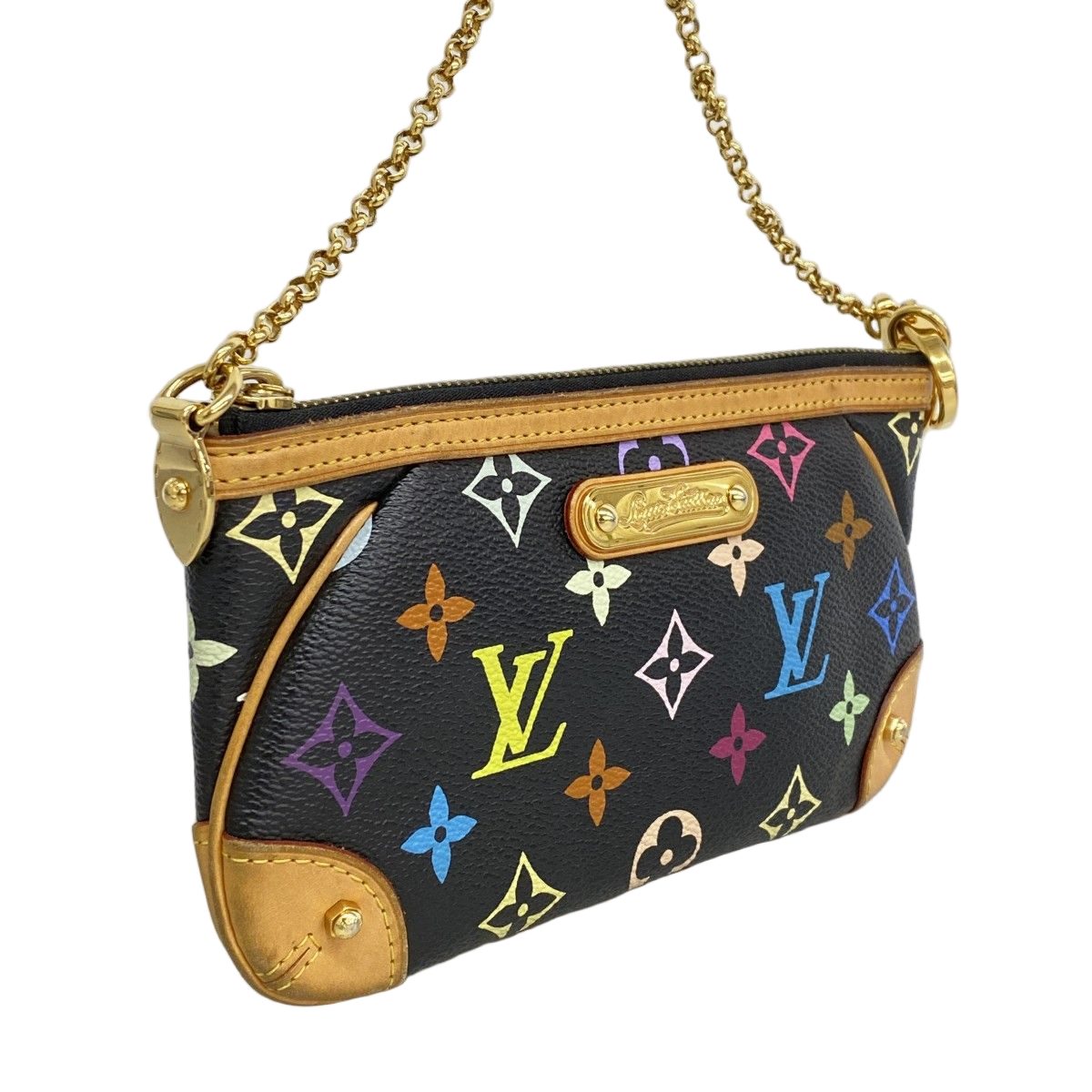 Louis Vuitton Pouch Monogram Multicolor Pochette Mila MM Noir — view 2