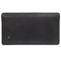 Chanel Camellia Leather Black CC Logo Wallet