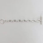 Hermes Bracelet Chaine D'ancre MM 14 Frames Silver Ag — view 4