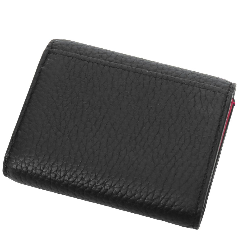 Louis Vuitton Portefeuille Capucines XS Noir Black Taurillon Trifold Wallet — view 2