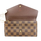 Louis Vuitton Damier Round Zipper Portefeuille-sarah Long Wallet — view 8