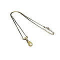Christian Dior Necklace Vintage Pearl Gold Metal Rhinestone Faux
