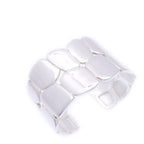 Hermes Niloticus Eclat Silver 925 Bangle Bracelet Accessory 1724