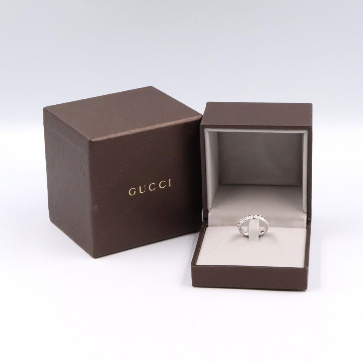 Gucci Ring Diamantissima Diamond 18k White Gold — view 9