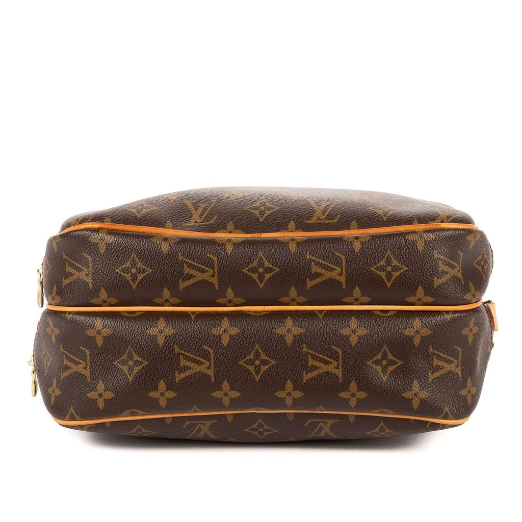 Louis Vuitton Reporter Brown Monogram Canvas Shoulder Bag — view 6