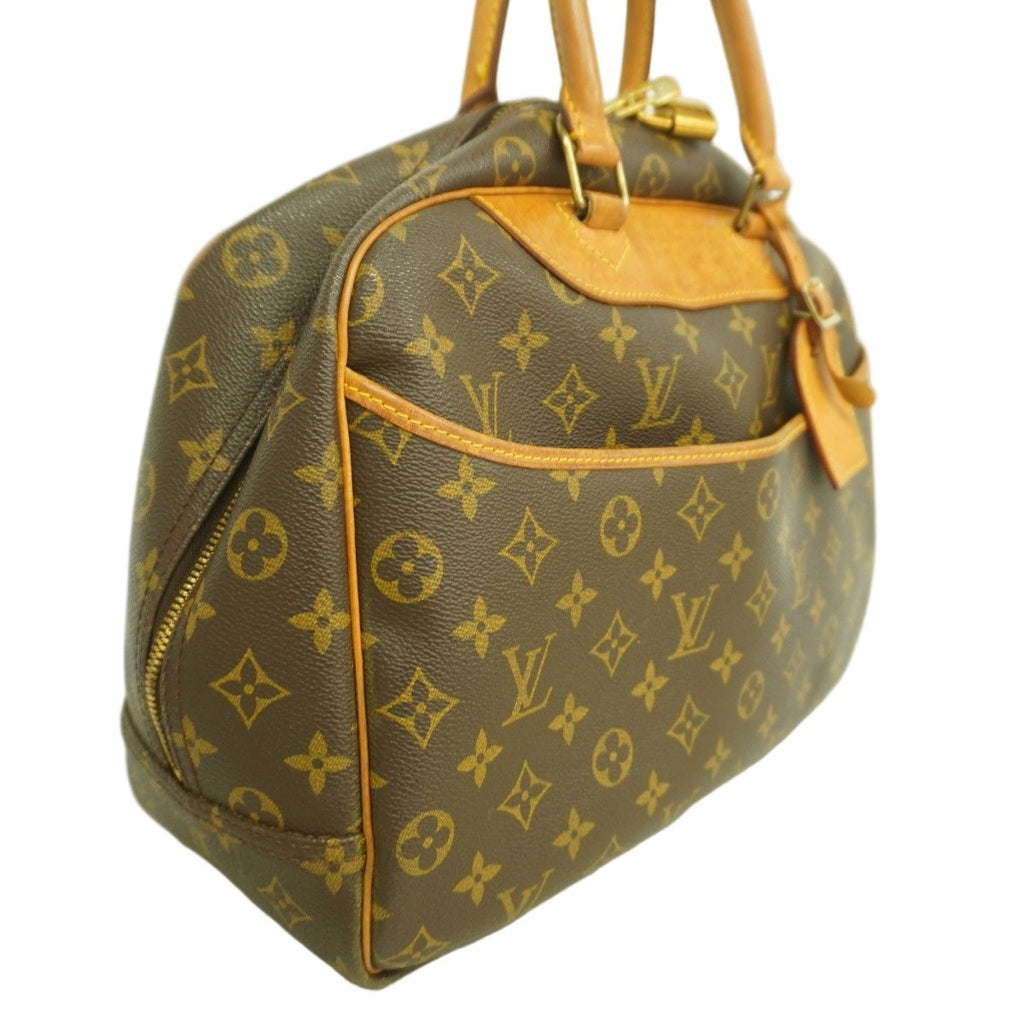Louis Vuitton Handbag Monogram Deauville Brown — view 2
