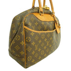 Louis Vuitton Handbag Monogram Deauville Brown — view 2