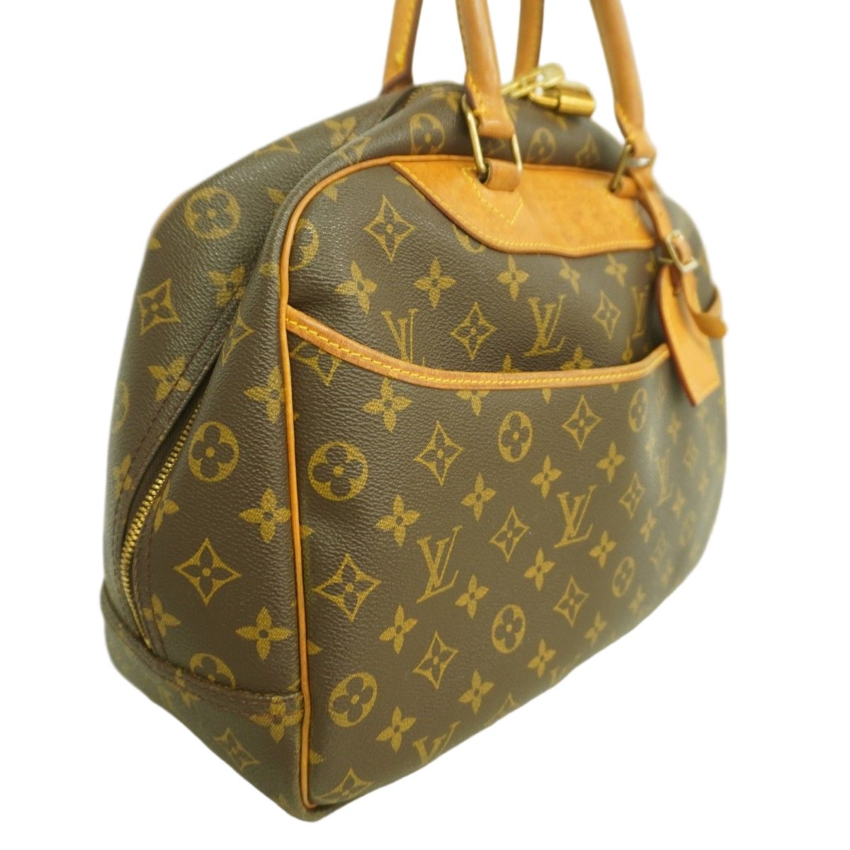 Louis Vuitton Handbag Monogram Deauville Brown — view 2