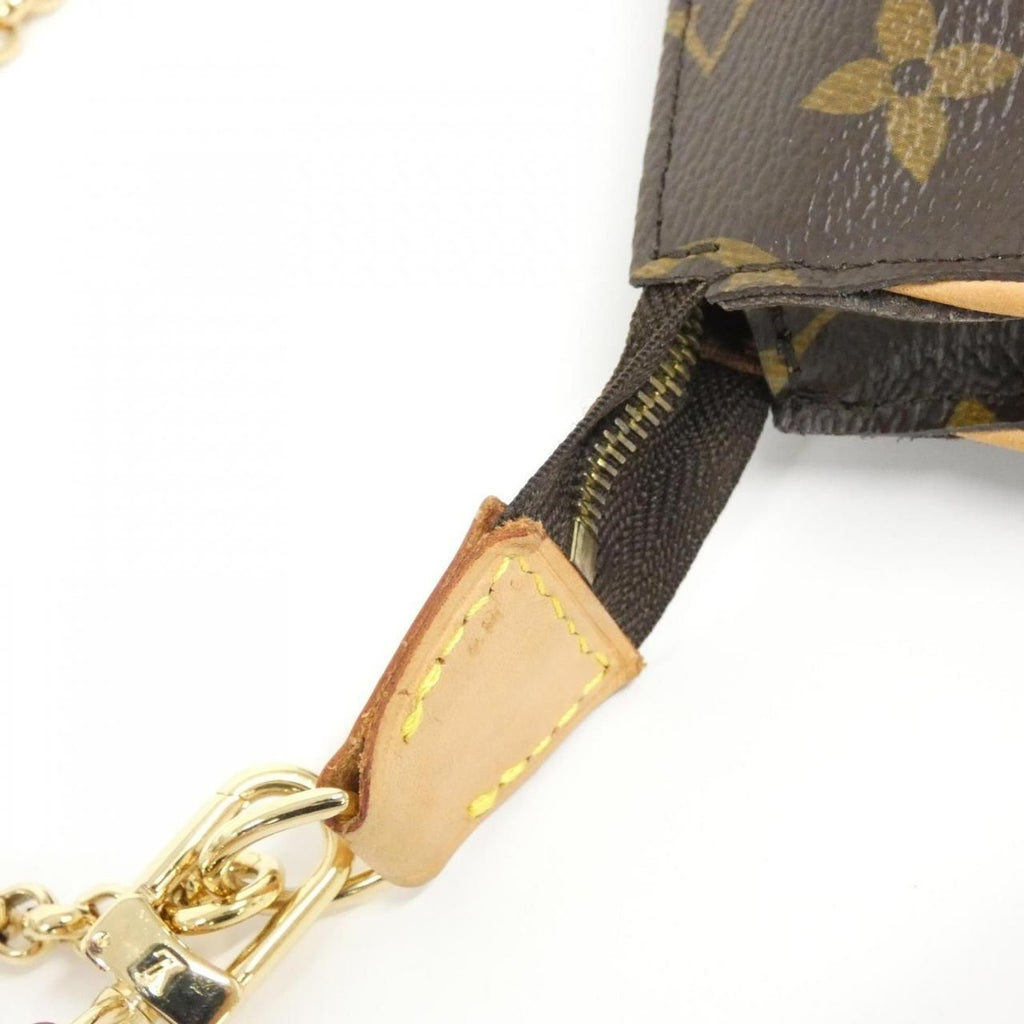 Louis Vuitton Monogram Shoulder Bag Brown Marron — view 6