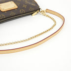 Louis Vuitton Monogram Shoulder Bag Brown Marron — view 7