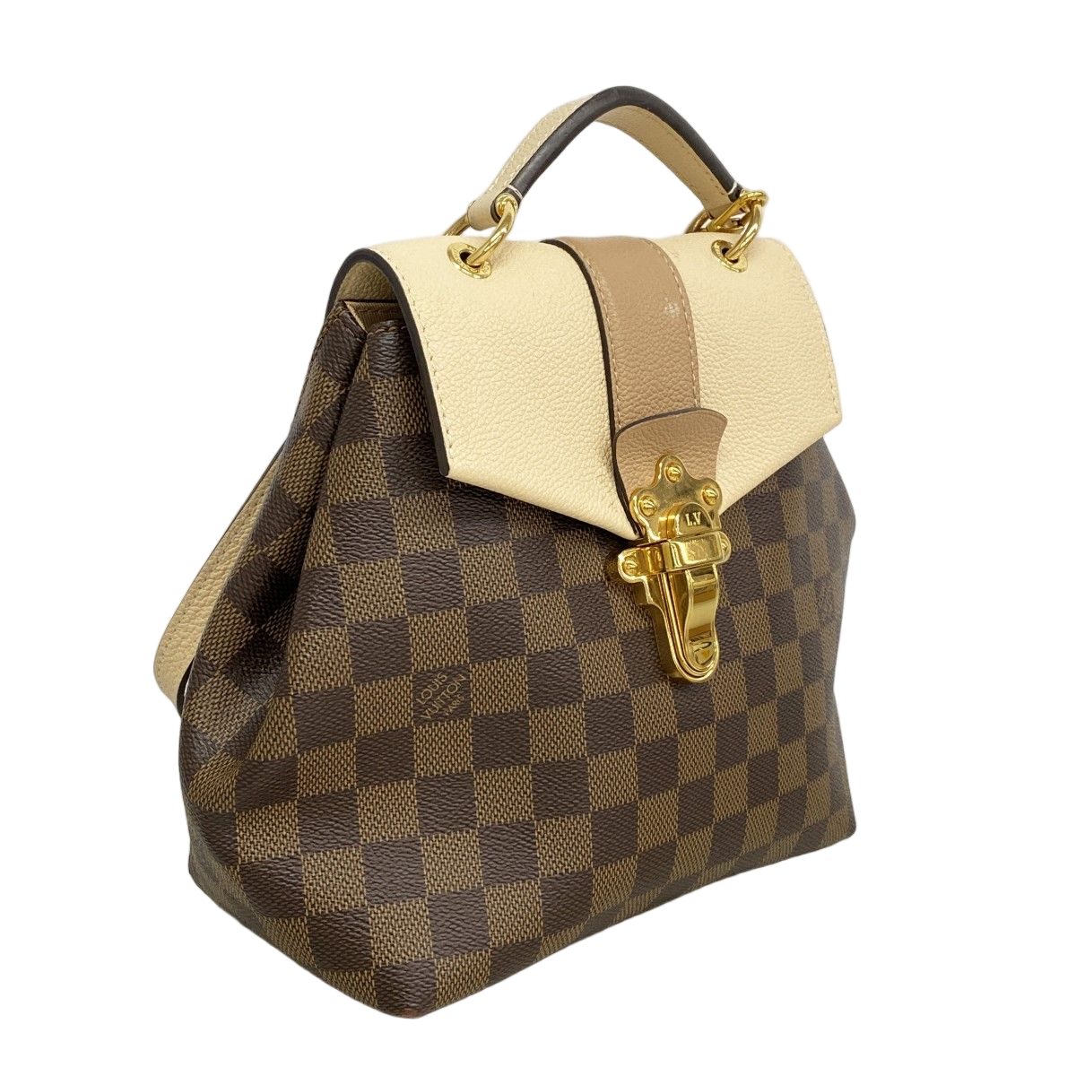 Louis Vuitton Backpack Damier Clapton Ebene Cream — view 2