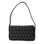 Fendi Zucca Pattern Mini Handbag Canvas Leather — view 2
