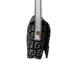 Fendi Zucca Pattern Mini Handbag Canvas Leather — view 4