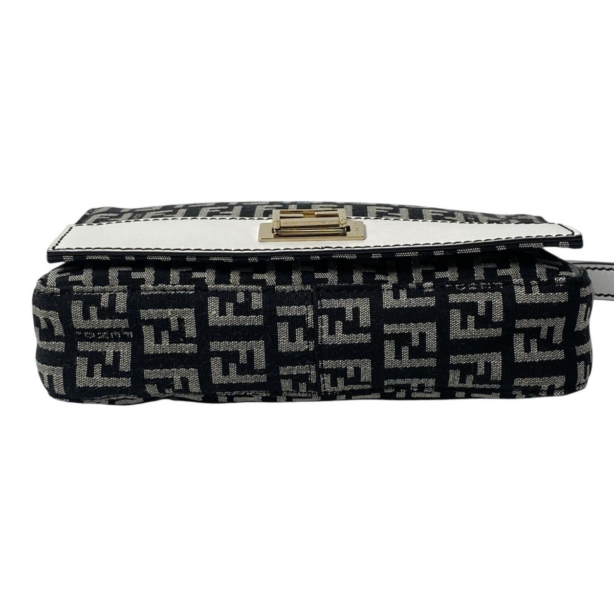 Fendi Zucca Pattern Mini Handbag Canvas Leather — view 5